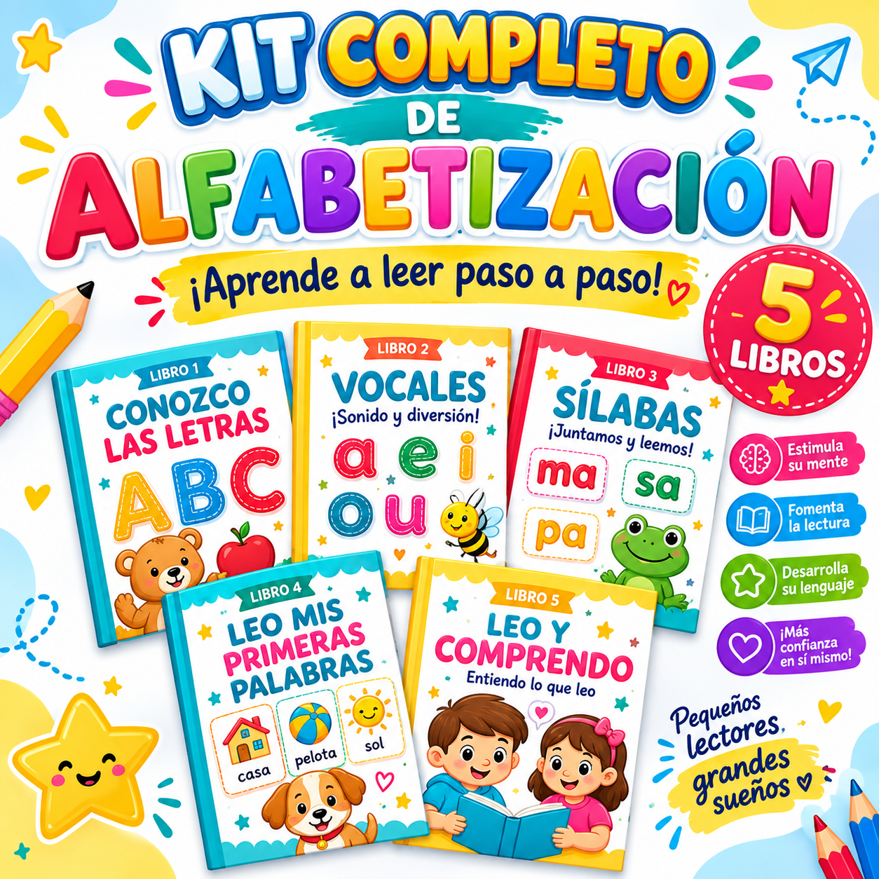 Kit completo de alfabetización